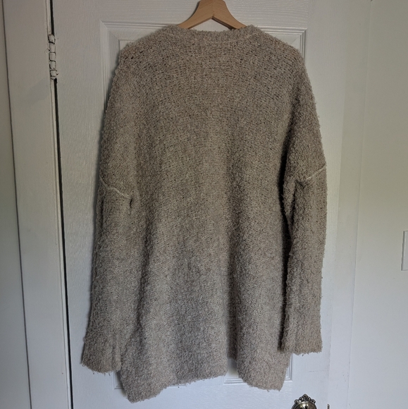 Free People Cream Cardigan Sweater with Cozy Knit - Picture 5 of 5